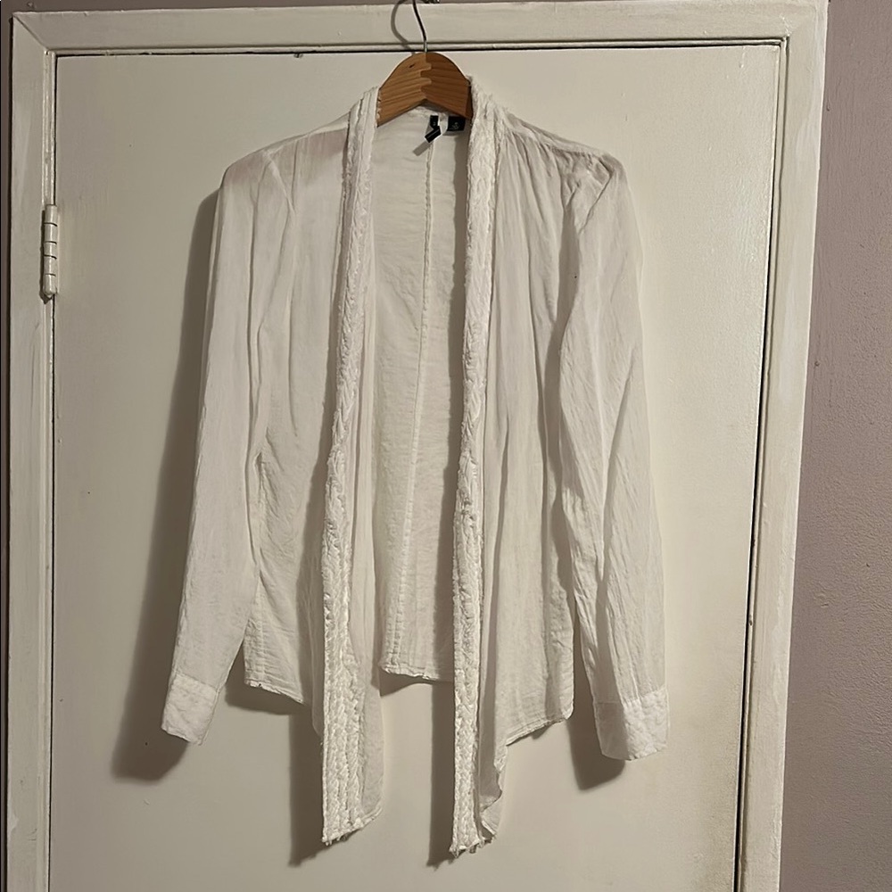 White Long Sleeve Top